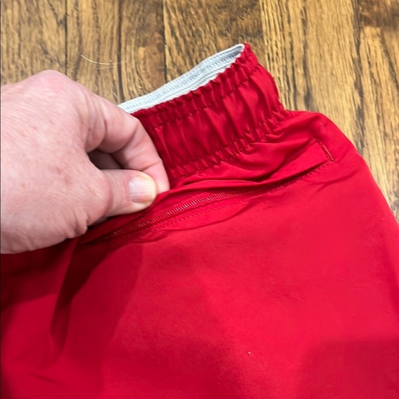 Men's Running Shorts, Reebok Black and Red - Picture 4 of 7
